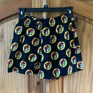 Men Bucee’s black red white pajama lounge boxer shorts- size S